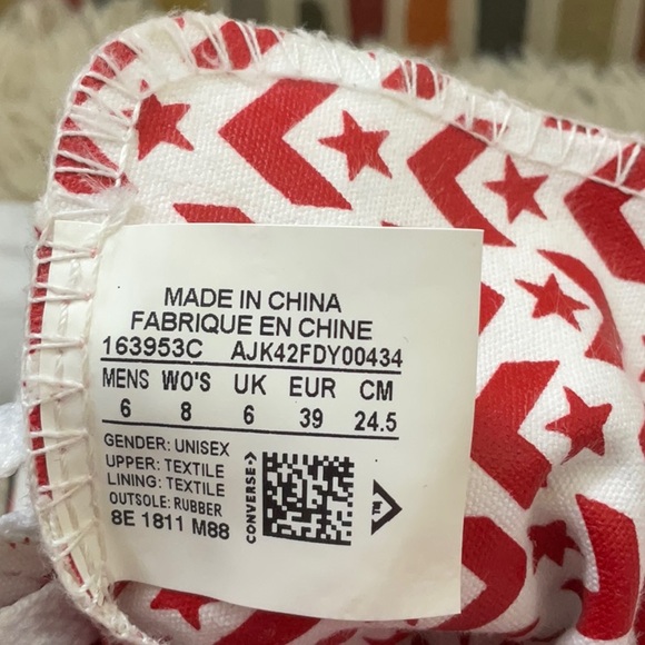 CONVERSE All Star Chuck Taylor Logo Hi-Top Shoes. WOMENS 8, MENS 6 - Picture 6 of 8